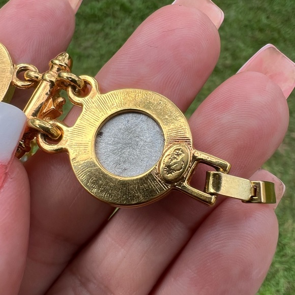 Vintage Premier Designs, Pegasus & Angel Bracelet With Gray Cameos & Crystals - Picture 14 of 16